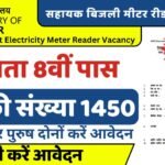 Assistant Electricity Meter Reader Vacancy : सहायक बिजली मीटर रीडर के लिए नोटिफिकेशन जारी, आठवीं पास के लिए शानदार मौका