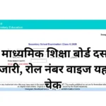 CBSE 10th Result 2025 : केंद्रीय माध्यमिक शिक्षा बोर्ड दसवीं का रिजल्ट जारी, रोल नंबर वाइज यहां से करे चेक